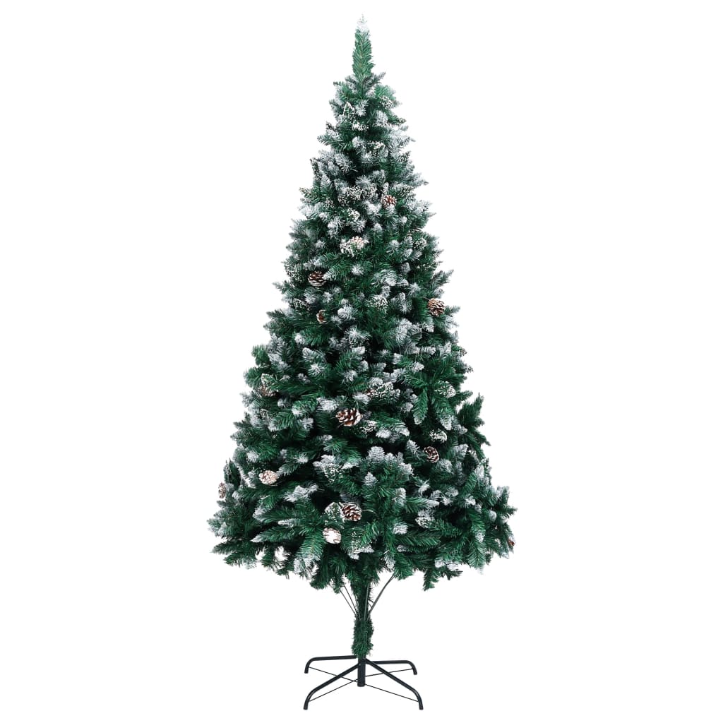 Kunstkerstboom met dennenappels en witte sneeuw 240 cm is nu te koop bij PeponiXL, paradijselijk wonen!