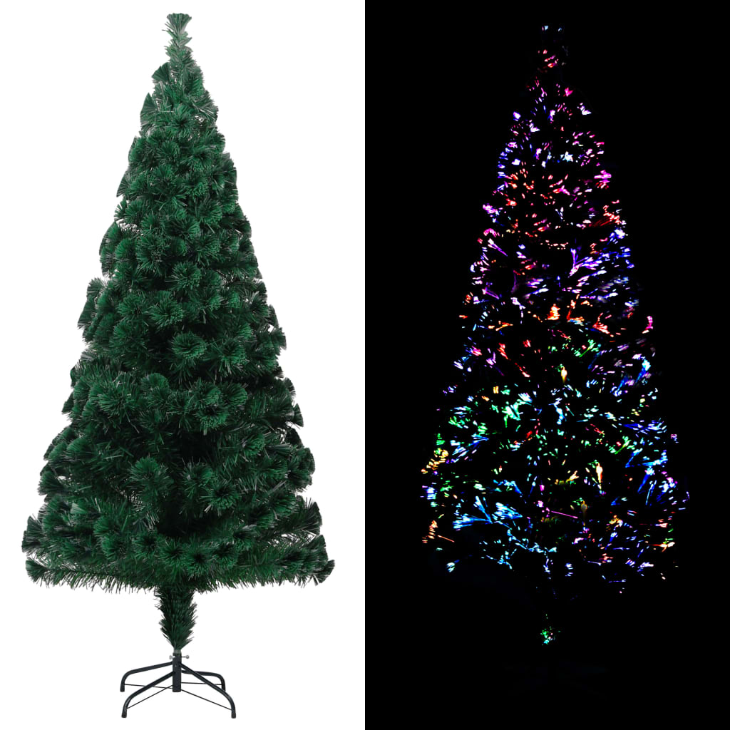 Kunstkerstboom met standaard 210 cm glasvezel groen is nu te koop bij PeponiXL, paradijselijk wonen!
