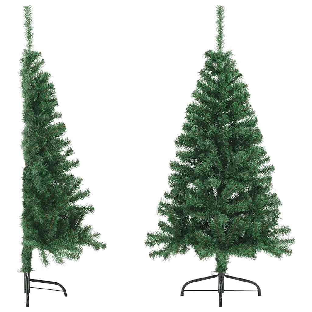 Kunstkerstboom met standaard half 150 cm PVC groen is nu te koop bij PeponiXL, paradijselijk wonen!