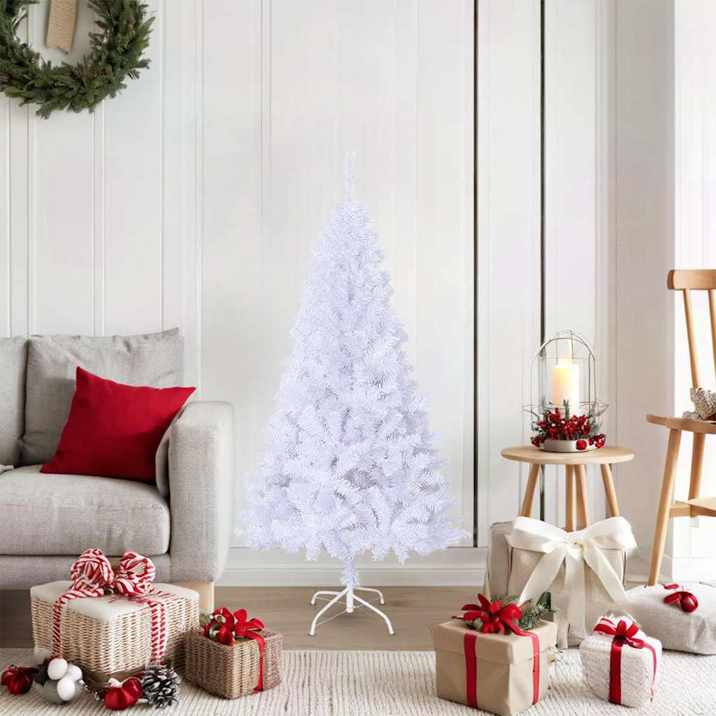 Kunstkerstboom met dikke takken 150 cm PVC wit is nu te koop bij PeponiXL, paradijselijk wonen!