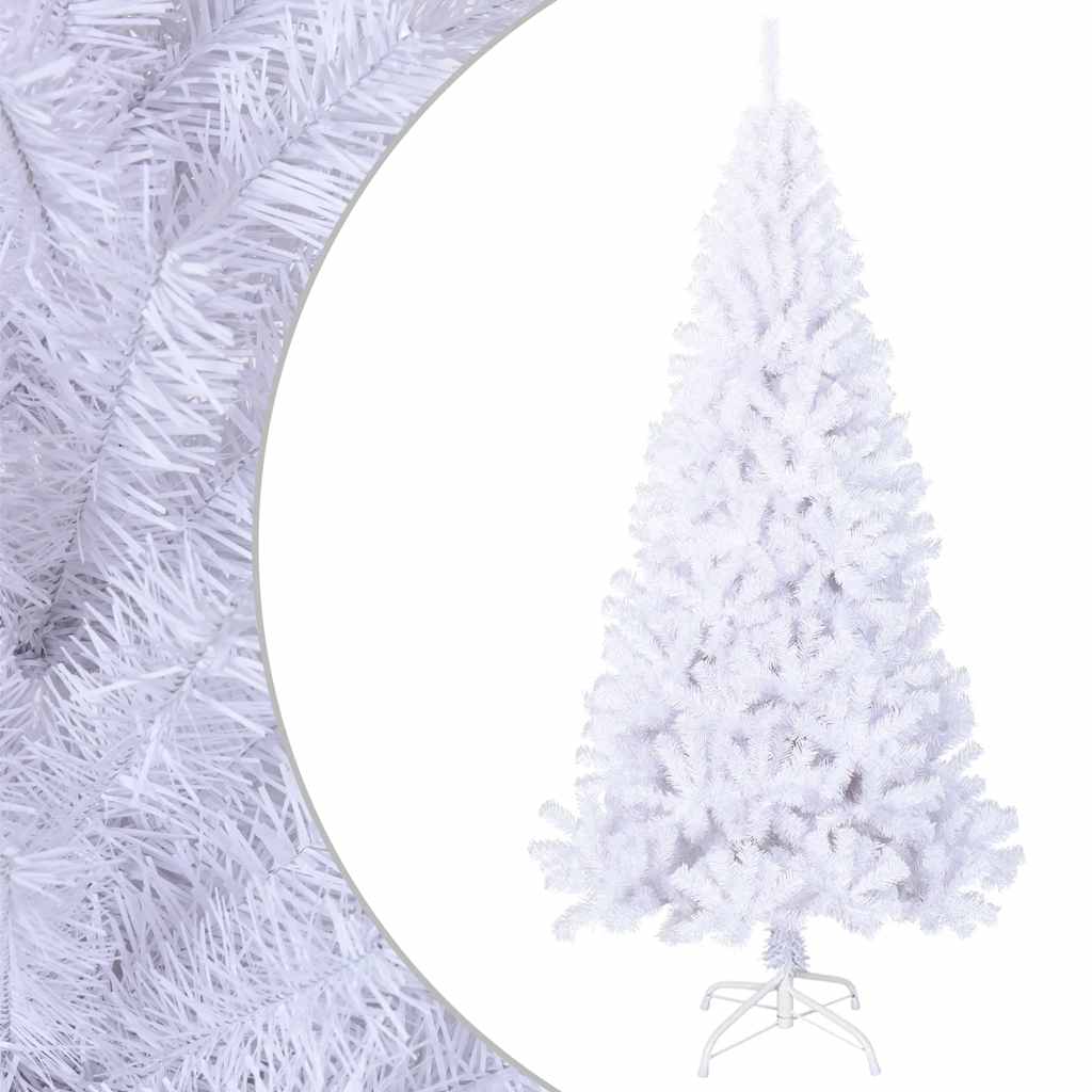 Kunstkerstboom met dikke takken 210 cm PVC wit is nu te koop bij PeponiXL, paradijselijk wonen!