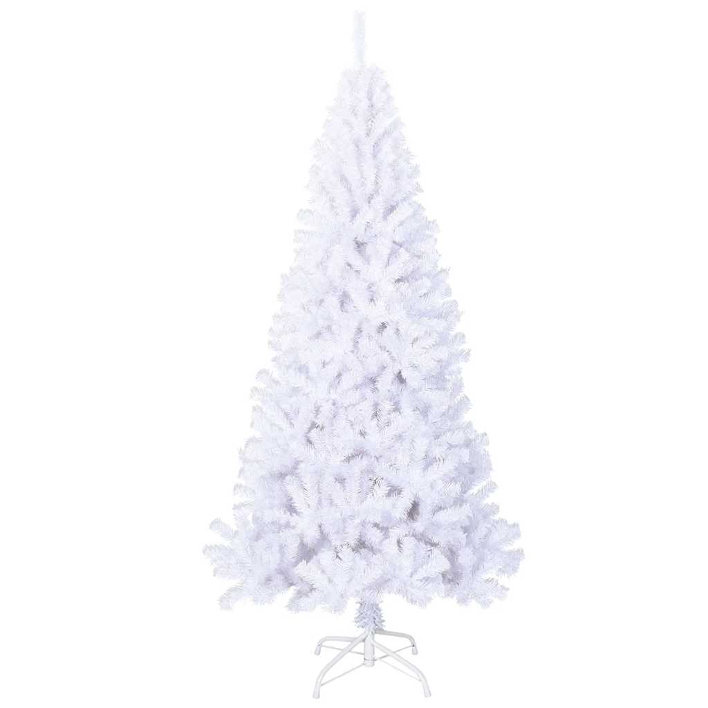 Kunstkerstboom met dikke takken 210 cm PVC wit is nu te koop bij PeponiXL, paradijselijk wonen!