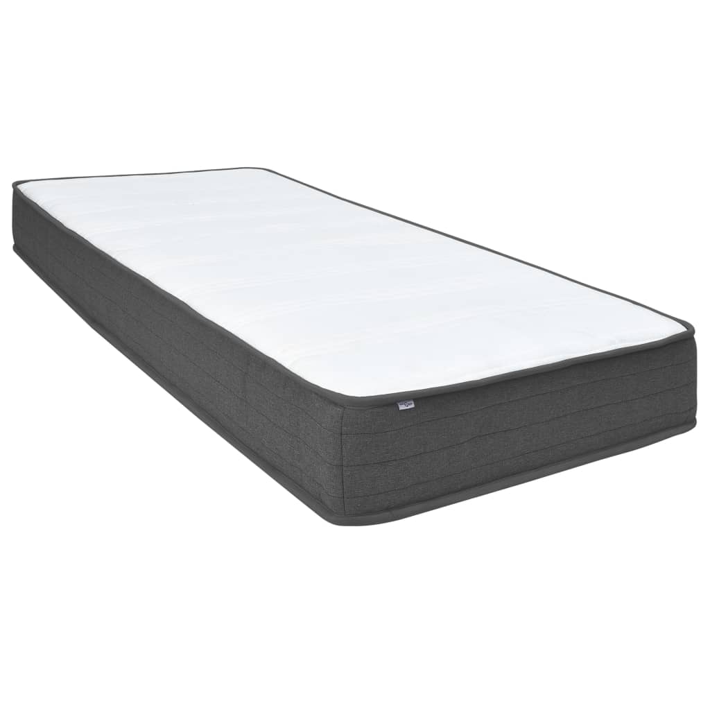 Boxspring stof donkergrijs 90x200 cm is nu te koop bij PeponiXL, paradijselijk wonen!
