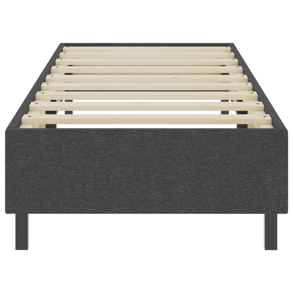 Boxspring stof donkergrijs 100x200 cm is nu te koop bij PeponiXL, paradijselijk wonen!