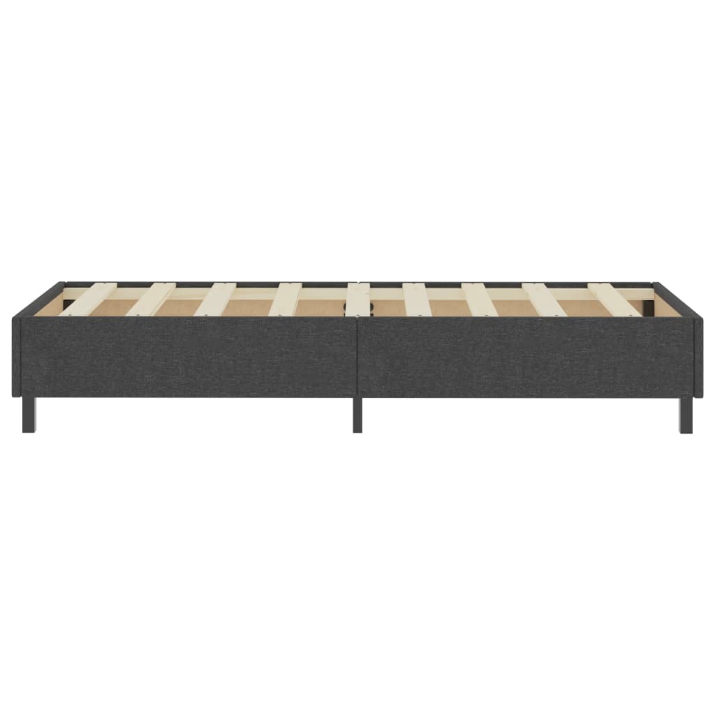 Boxspring stof donkergrijs 100x200 cm is nu te koop bij PeponiXL, paradijselijk wonen!