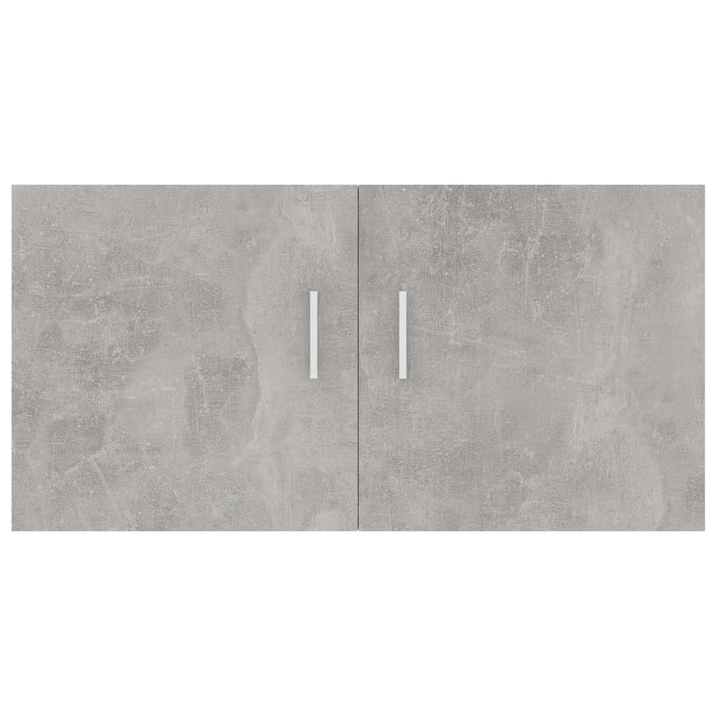 Hangkast 80x39x40 cm bewerkt hout betongrijs is nu te koop bij PeponiXL, paradijselijk wonen!