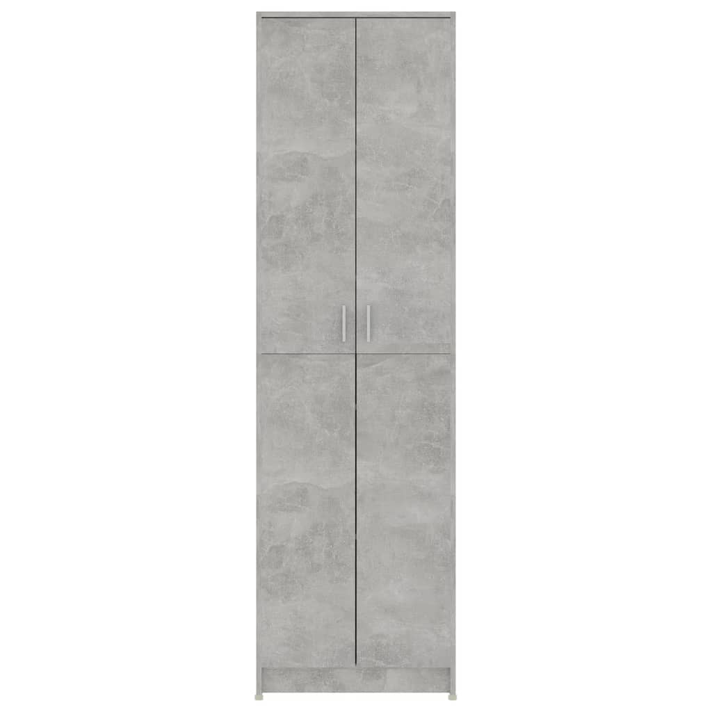 Gangkast 55x25x189 cm bewerkt hout betongrijs is nu te koop bij PeponiXL, paradijselijk wonen!