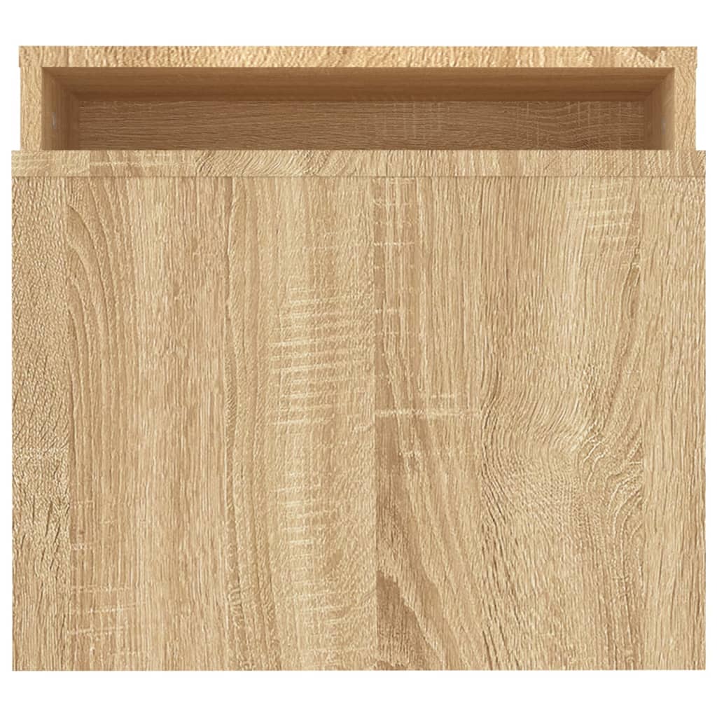 Salontafelset 100x48x40 cm bewerkt hout sonoma eikenkleurig is nu te koop bij PeponiXL, paradijselijk wonen!