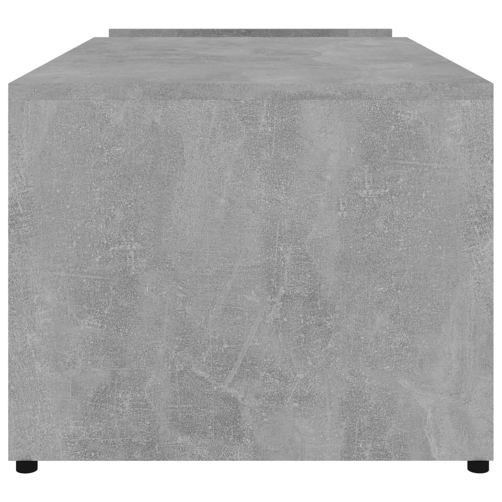 Salontafel 90x45x35 cm bewerkt hout betongrijs is nu te koop bij PeponiXL, paradijselijk wonen!