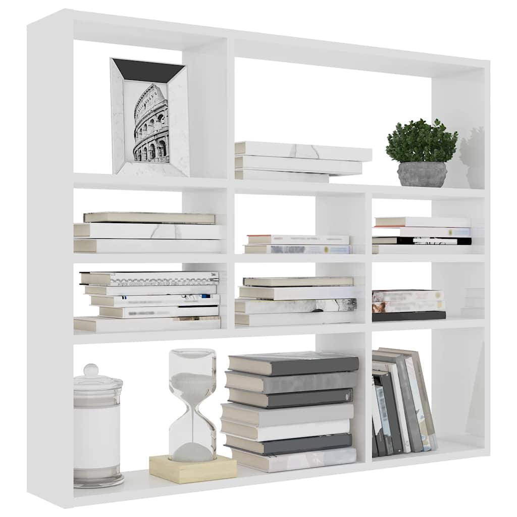Wandschap 90x16x78 cm bewerkt hout wit is nu te koop bij PeponiXL, paradijselijk wonen!