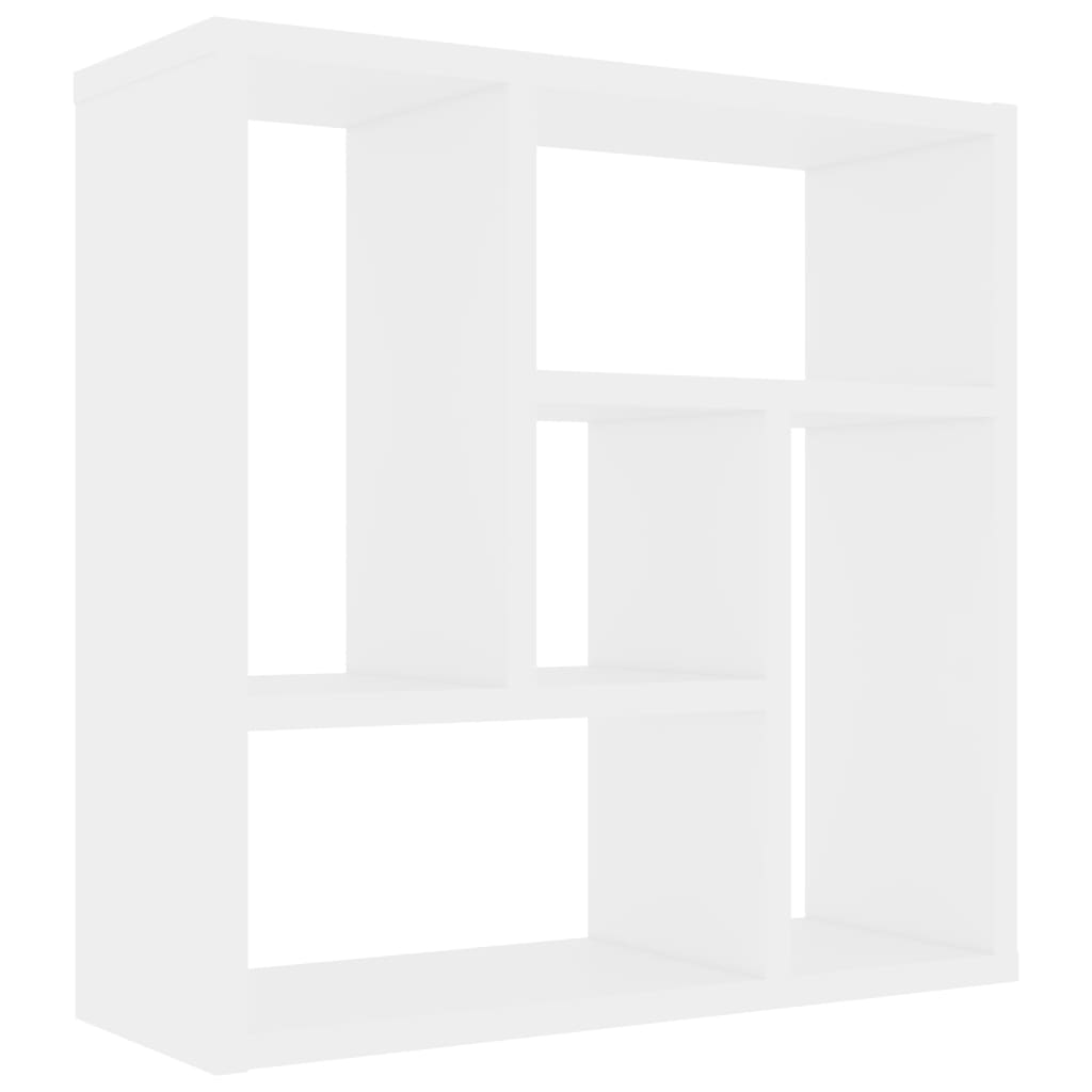 Wandschap 45,1x16x45,1 cm bewerkt hout wit is nu te koop bij PeponiXL, paradijselijk wonen!