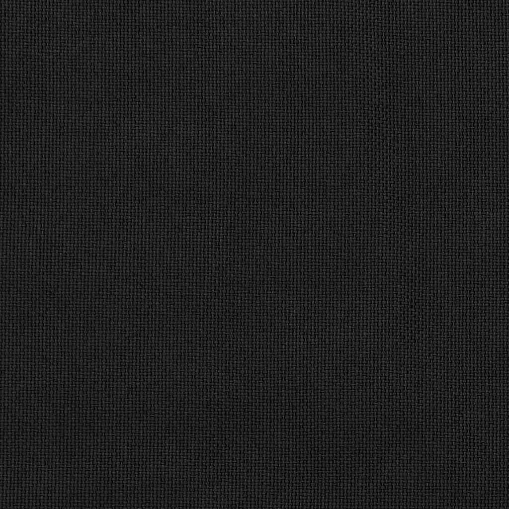 Gordijn linnen-look verduisterend met haken 290x245 cm zwart is nu te koop bij PeponiXL, paradijselijk wonen!