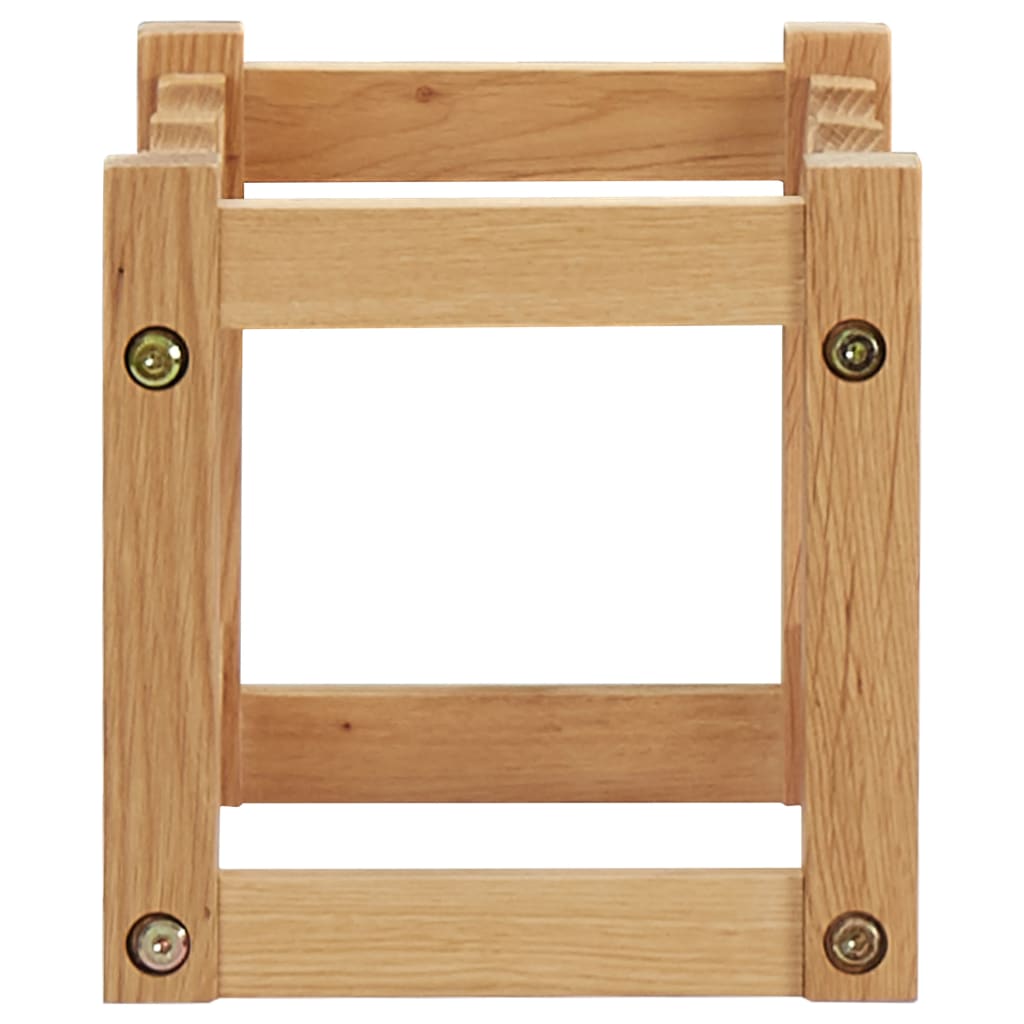 Wijnrek voor 6 flessen 37x21x21 cm massief eikenhout is nu te koop bij PeponiXL, paradijselijk wonen!