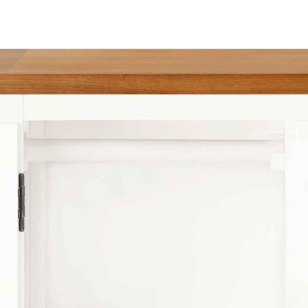 Kledingkast 76x52x105 cm massief eikenhout is nu te koop bij PeponiXL, paradijselijk wonen!