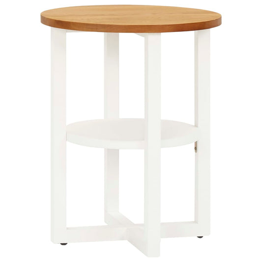 Bijzettafel 40x50 cm massief eikenhout is nu te koop bij PeponiXL, paradijselijk wonen!
