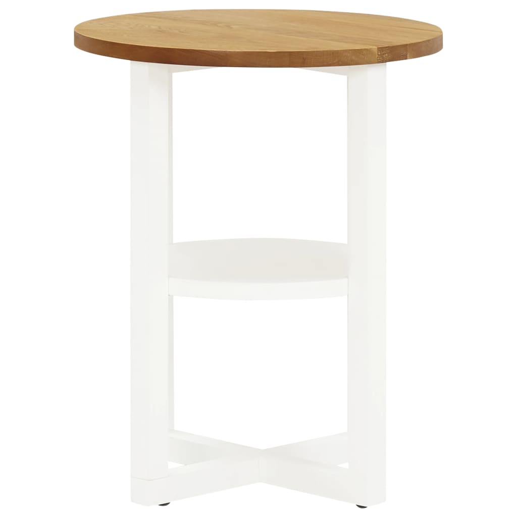 Bijzettafel 40x50 cm massief eikenhout is nu te koop bij PeponiXL, paradijselijk wonen!