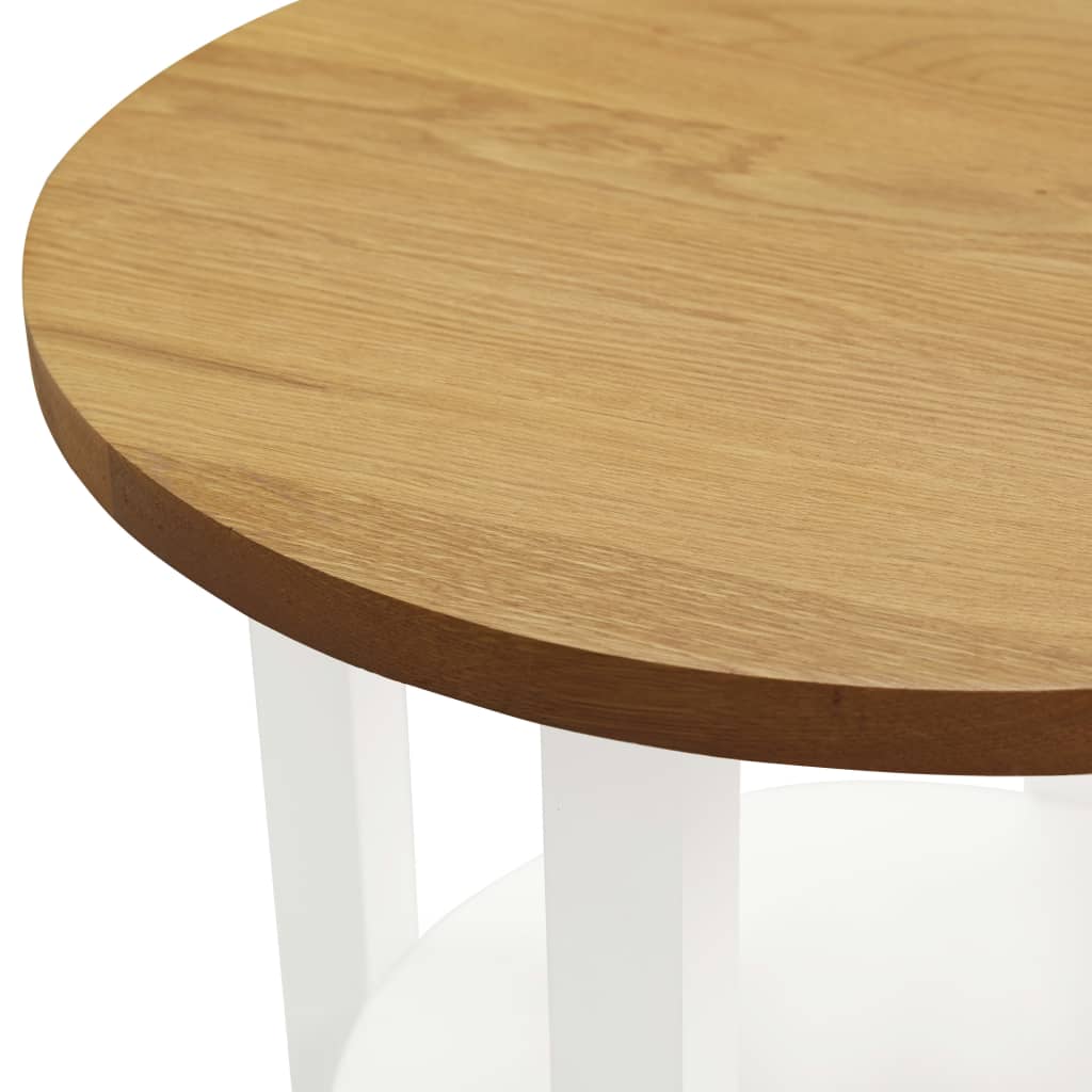 Bijzettafel 40x50 cm massief eikenhout is nu te koop bij PeponiXL, paradijselijk wonen!