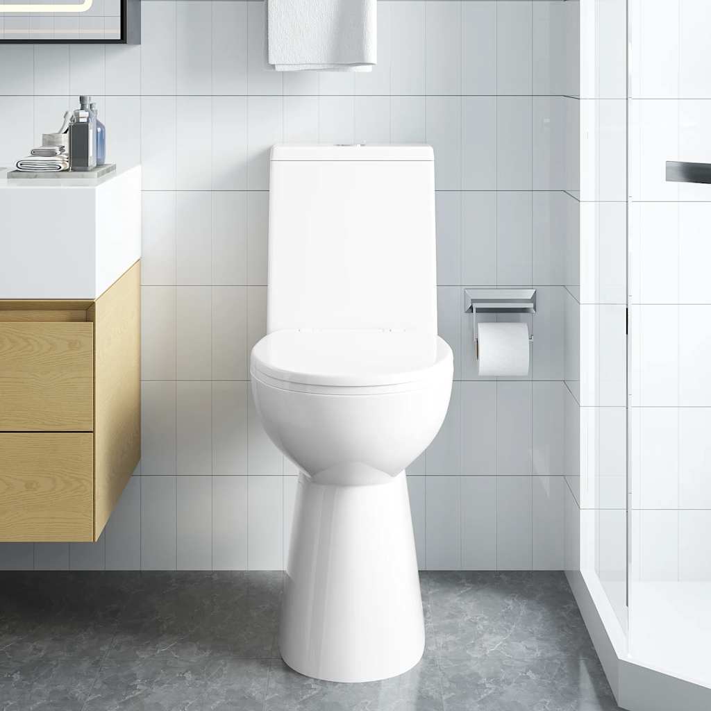Randloos Toilet 7 cm extra hoogte soft-close keramiek wit is nu te koop bij PeponiXL, paradijselijk wonen!