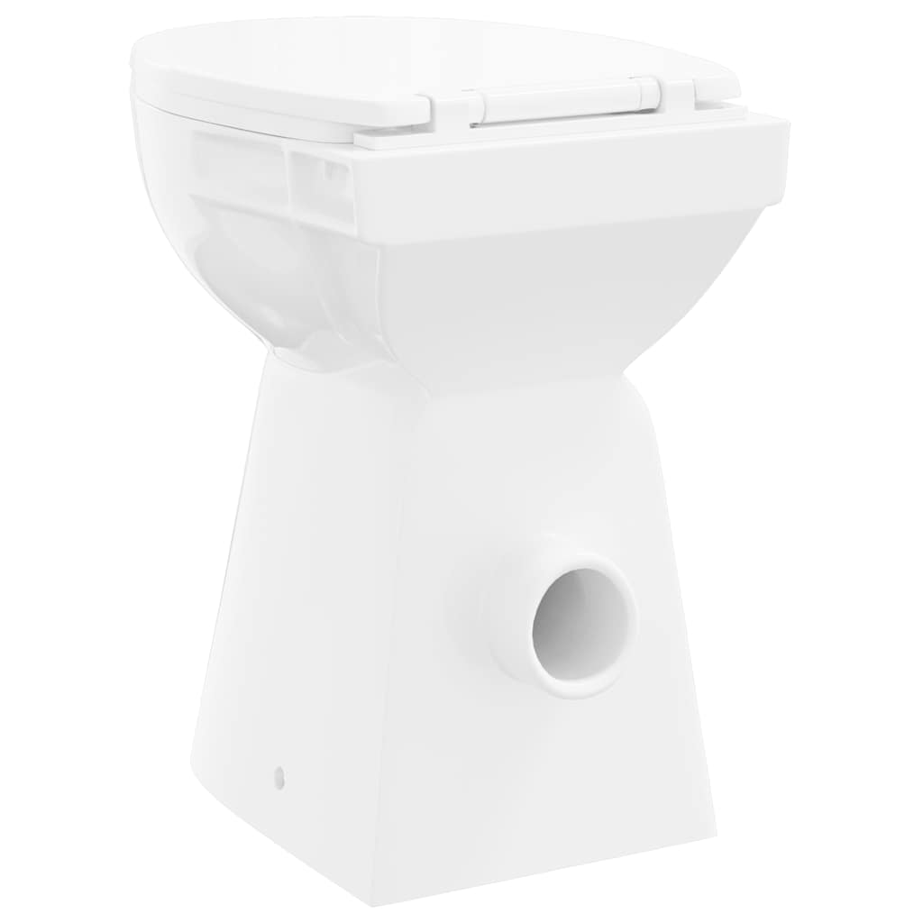 Randloos Toilet 7 cm extra hoogte soft-close keramiek wit is nu te koop bij PeponiXL, paradijselijk wonen!
