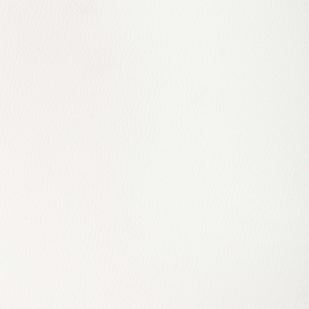 Kantoorstoel draaibaar gebogen hout en kunstleer wit is nu te koop bij PeponiXL, paradijselijk wonen!