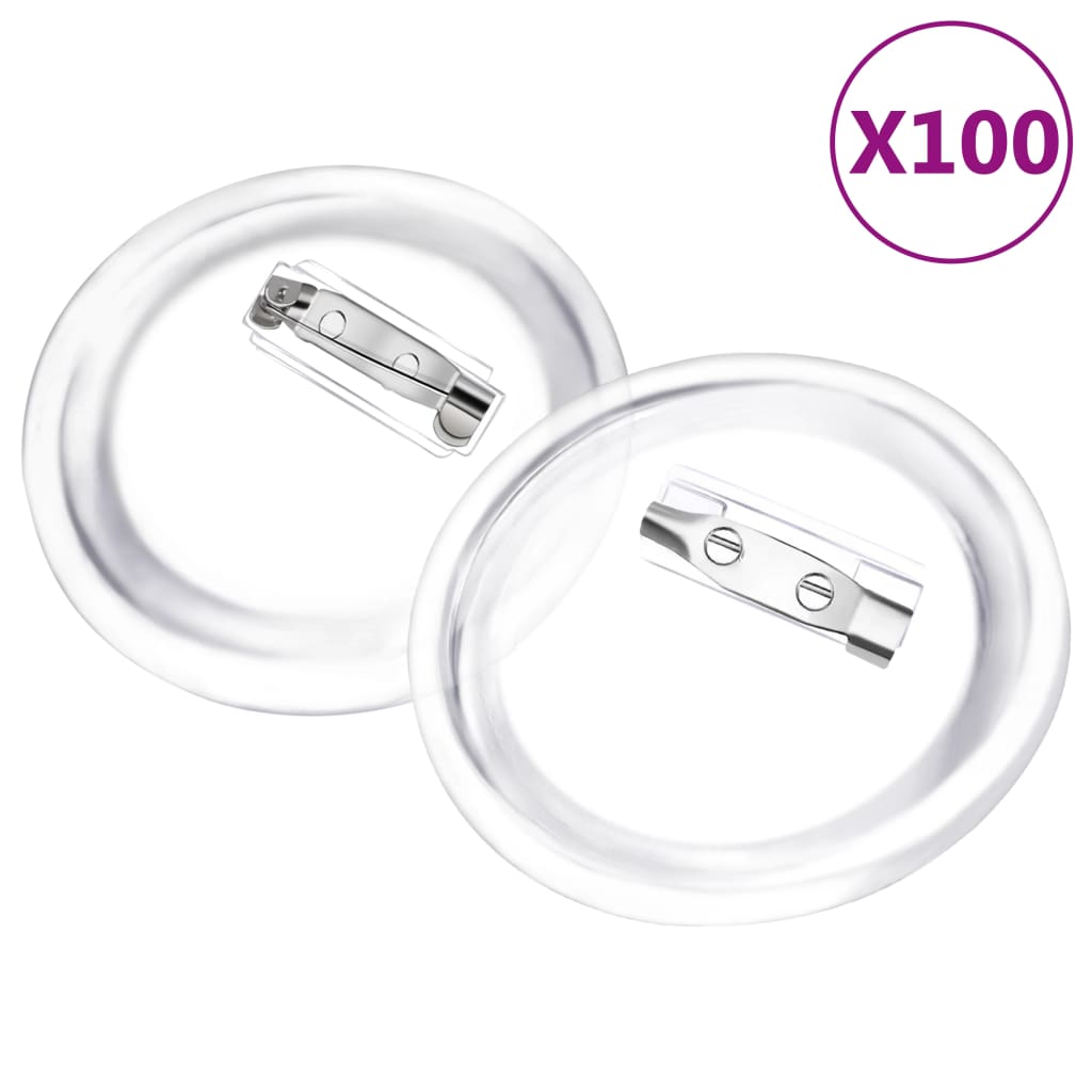 Buttons met spelden 100 st 58 mm acryl is nu te koop bij PeponiXL, paradijselijk wonen!