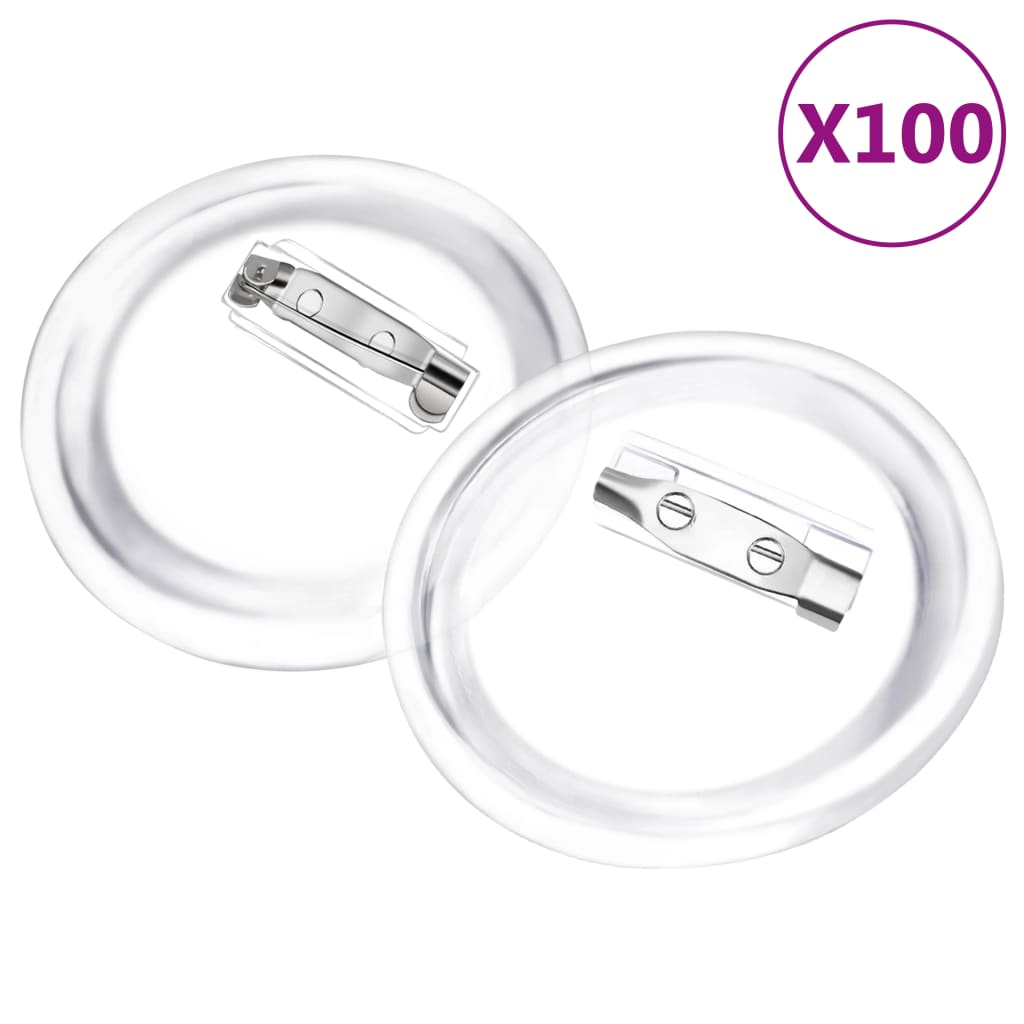 Buttons met spelden 100 st 44 mm acryl is nu te koop bij PeponiXL, paradijselijk wonen!