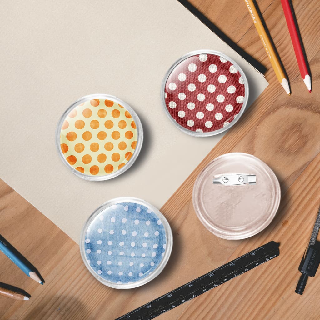 Buttons met spelden 100 st 44 mm acryl is nu te koop bij PeponiXL, paradijselijk wonen!