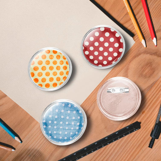 Buttons met spelden 100 st 44 mm acryl is nu te koop bij PeponiXL, paradijselijk wonen!