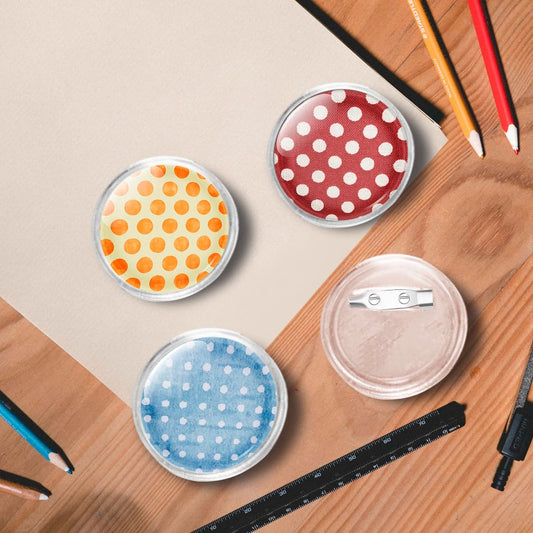 Buttons met spelden 100 st 37 mm acryl is nu te koop bij PeponiXL, paradijselijk wonen!