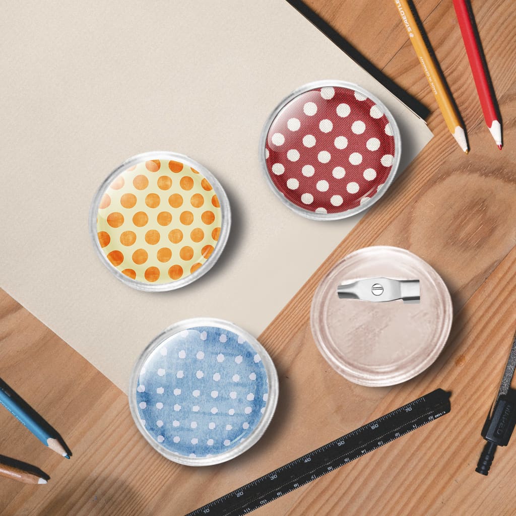 Buttons met spelden 100 st 25 mm acryl is nu te koop bij PeponiXL, paradijselijk wonen!