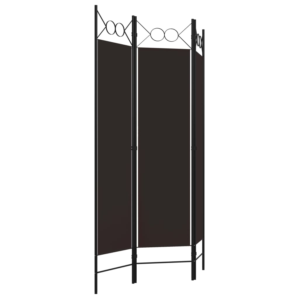 Kamerscherm met 3 panelen 120x180 cm bruin is nu te koop bij PeponiXL, paradijselijk wonen!