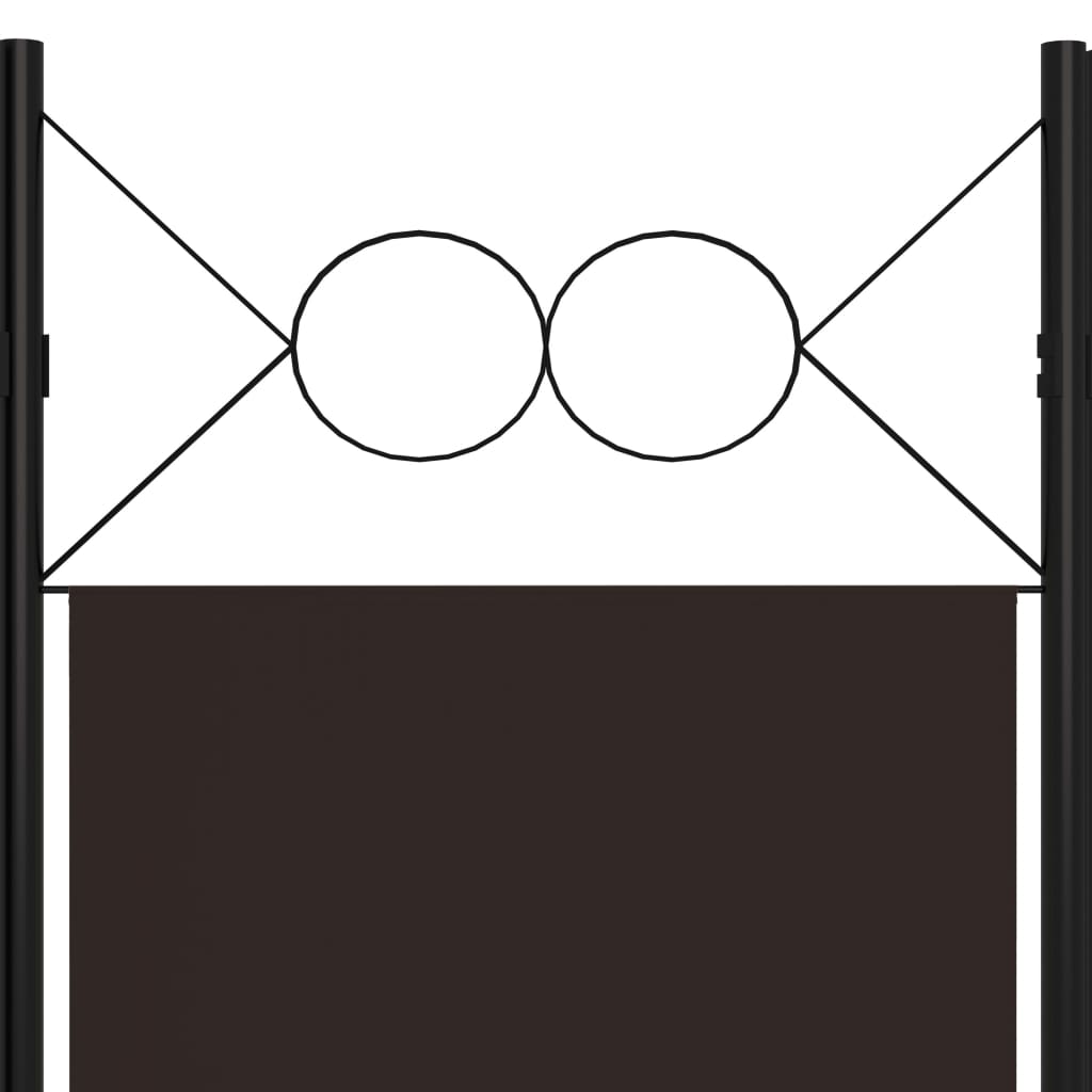 Kamerscherm met 3 panelen 120x180 cm bruin is nu te koop bij PeponiXL, paradijselijk wonen!