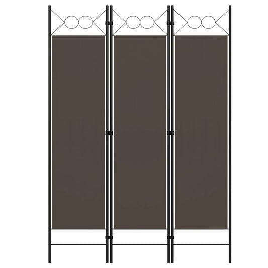 Kamerscherm met 3 panelen 120x180 cm antraciet is nu te koop bij PeponiXL, paradijselijk wonen!