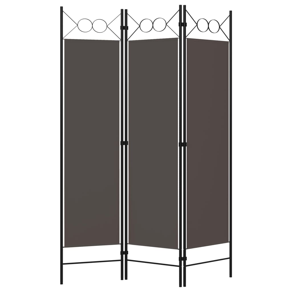 Kamerscherm met 3 panelen 120x180 cm antraciet is nu te koop bij PeponiXL, paradijselijk wonen!