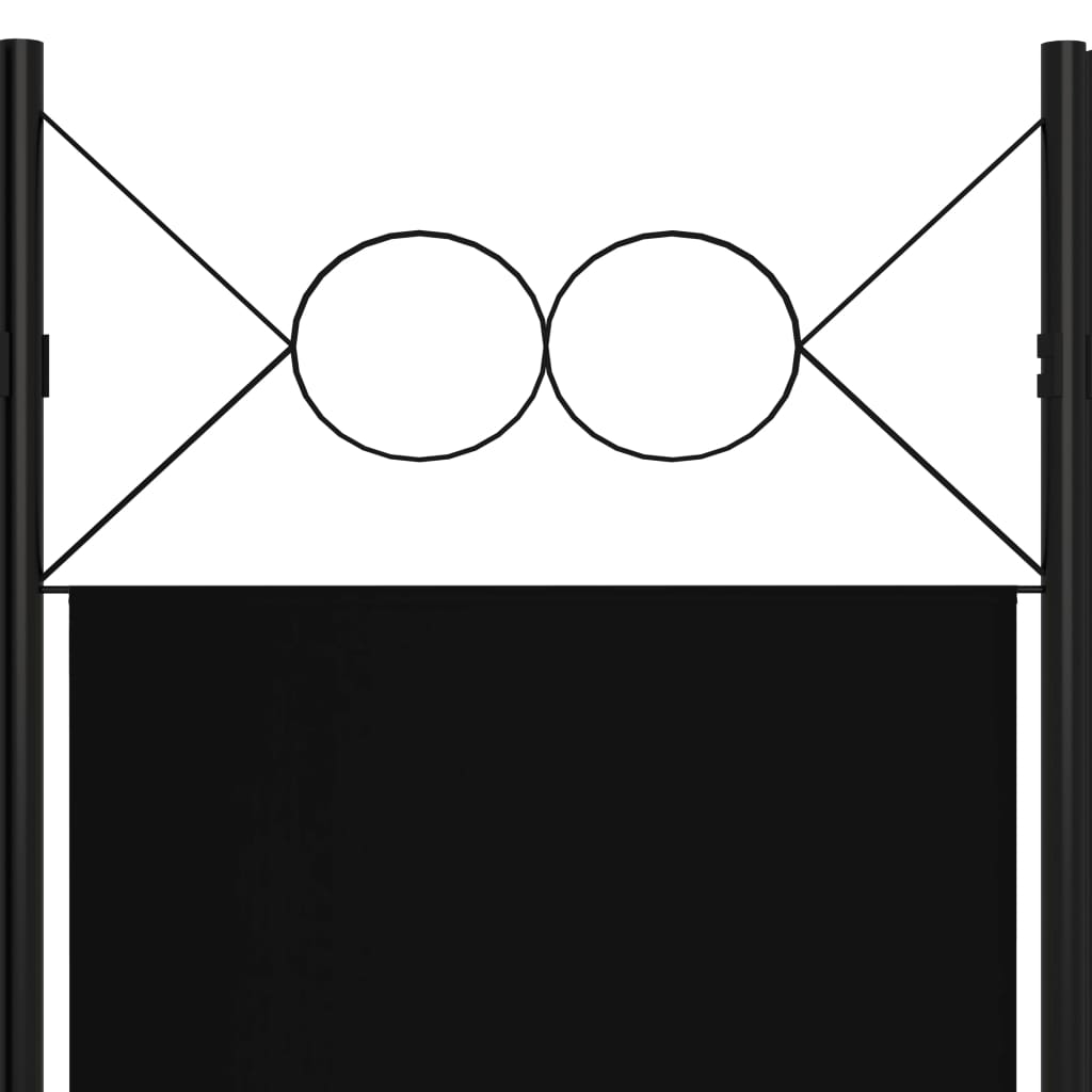 Kamerscherm met 3 panelen 120x180 cm zwart is nu te koop bij PeponiXL, paradijselijk wonen!