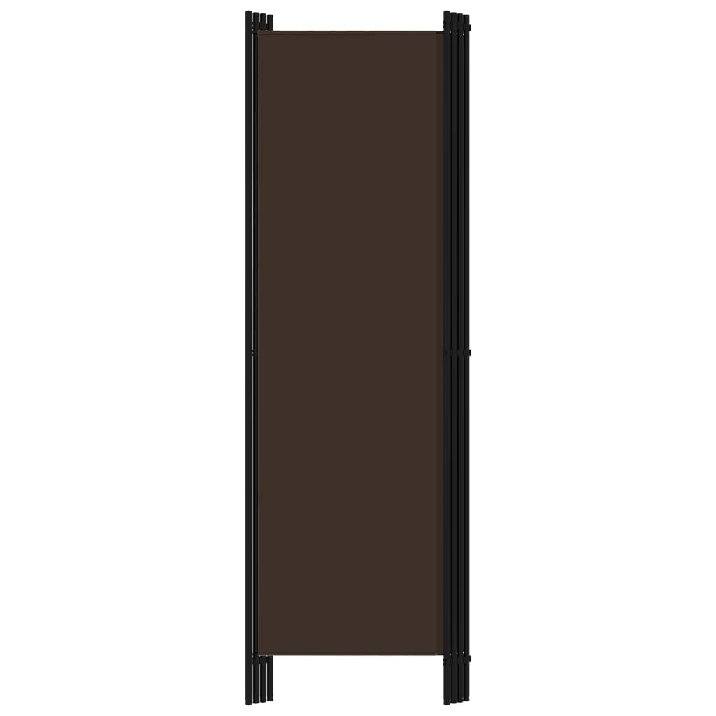Kamerscherm met 4 panelen 200x180 cm bruin is nu te koop bij PeponiXL, paradijselijk wonen!