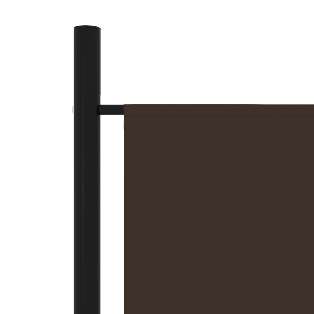 Kamerscherm met 4 panelen 200x180 cm bruin is nu te koop bij PeponiXL, paradijselijk wonen!