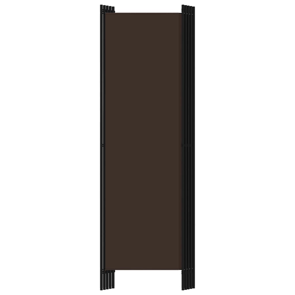 Kamerscherm met 5 panelen 250x180 cm bruin is nu te koop bij PeponiXL, paradijselijk wonen!