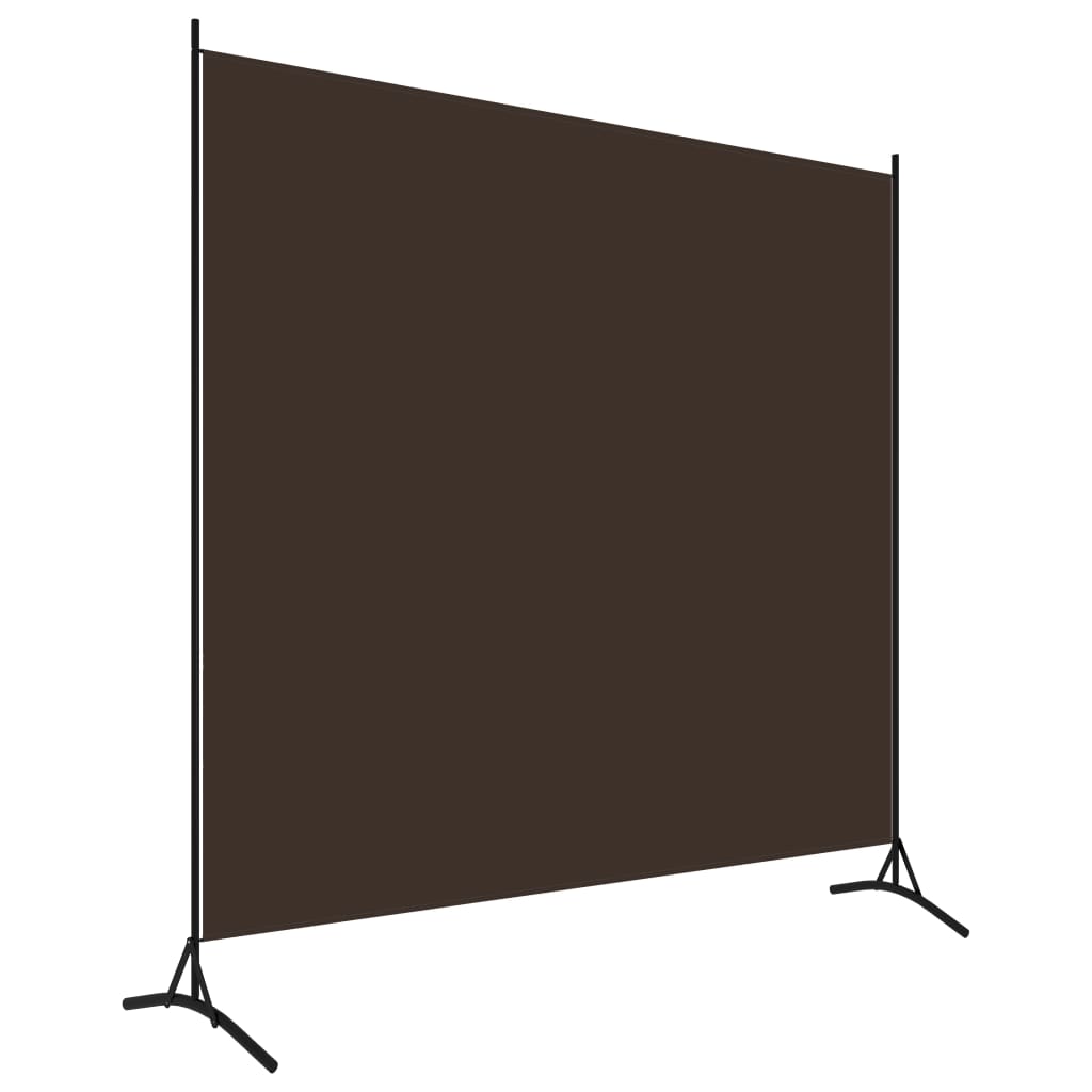 Kamerscherm met 1 paneel 175x180 cm bruin is nu te koop bij PeponiXL, paradijselijk wonen!