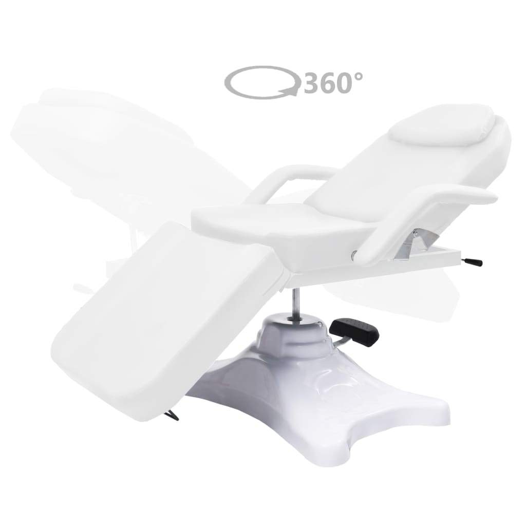 Massagetafel 180x62x(86,5-118) cm wit is nu te koop bij PeponiXL, paradijselijk wonen!