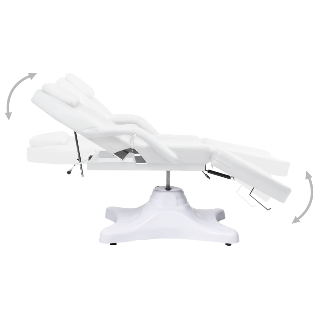 Massagetafel 180x62x(86,5-118) cm wit is nu te koop bij PeponiXL, paradijselijk wonen!