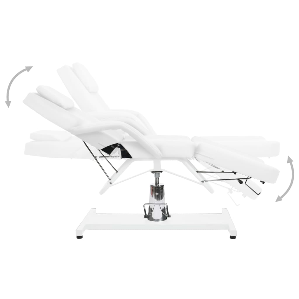 Massagetafel 180x62x(87-112) cm wit is nu te koop bij PeponiXL, paradijselijk wonen!