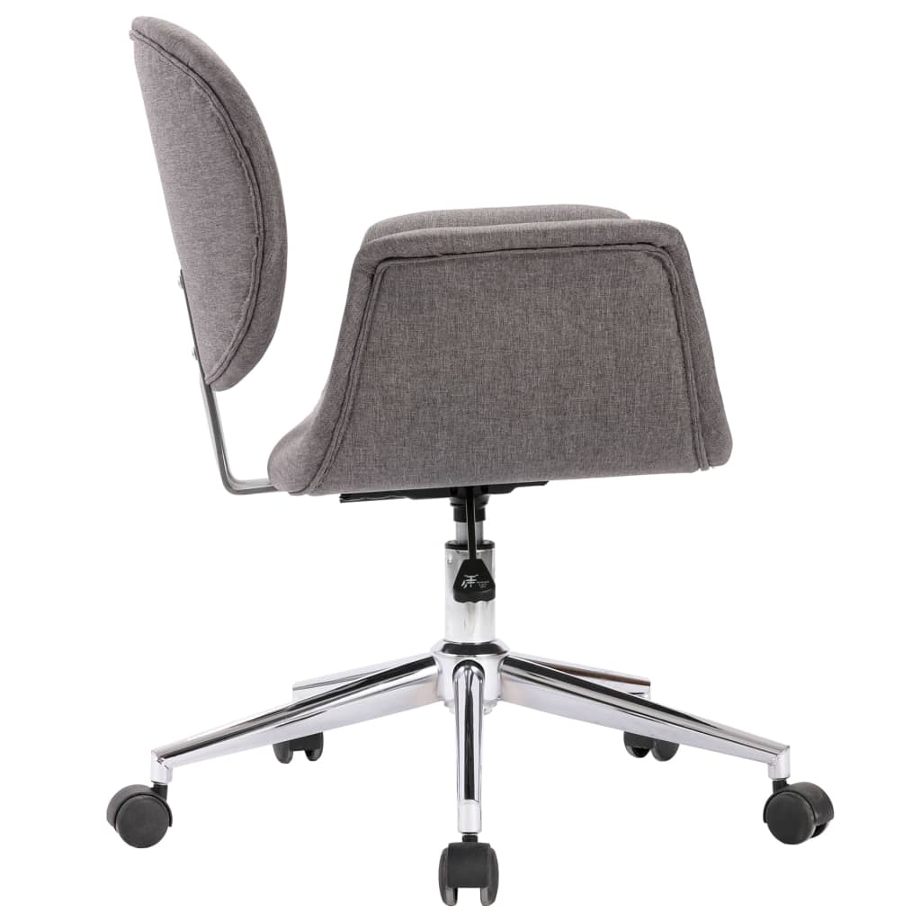 Eetkamerstoelen 4 st draaibaar stof grijs is nu te koop bij PeponiXL, paradijselijk wonen!