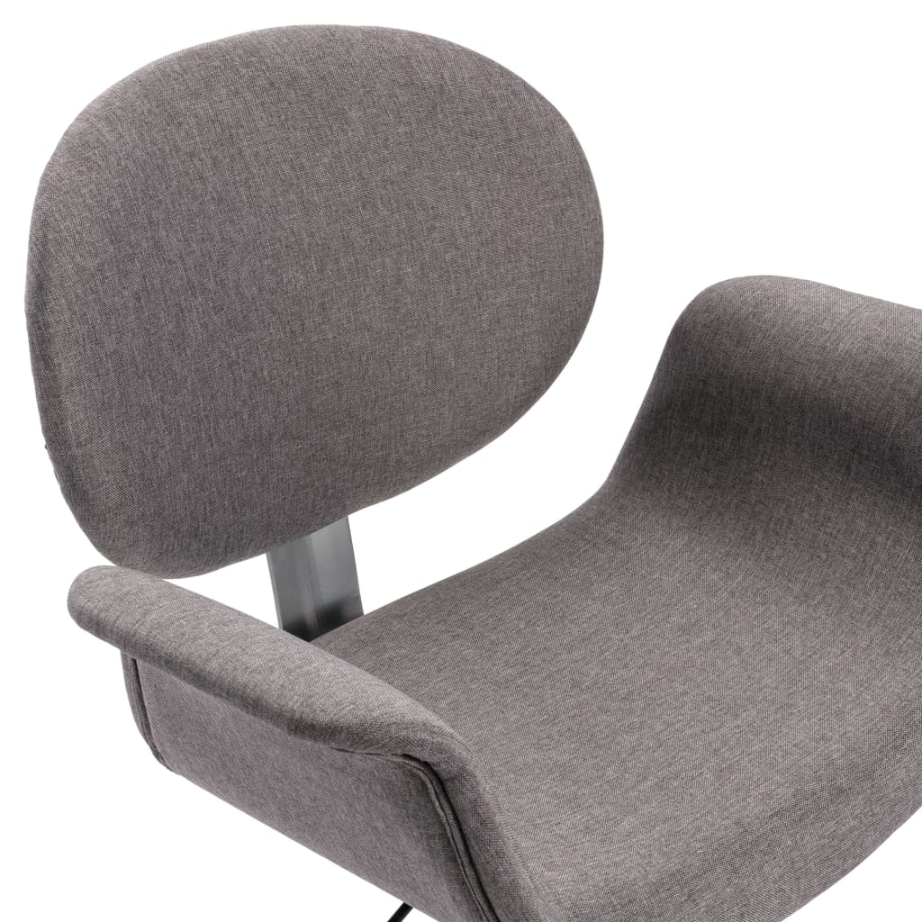 Eetkamerstoelen 4 st draaibaar stof grijs is nu te koop bij PeponiXL, paradijselijk wonen!