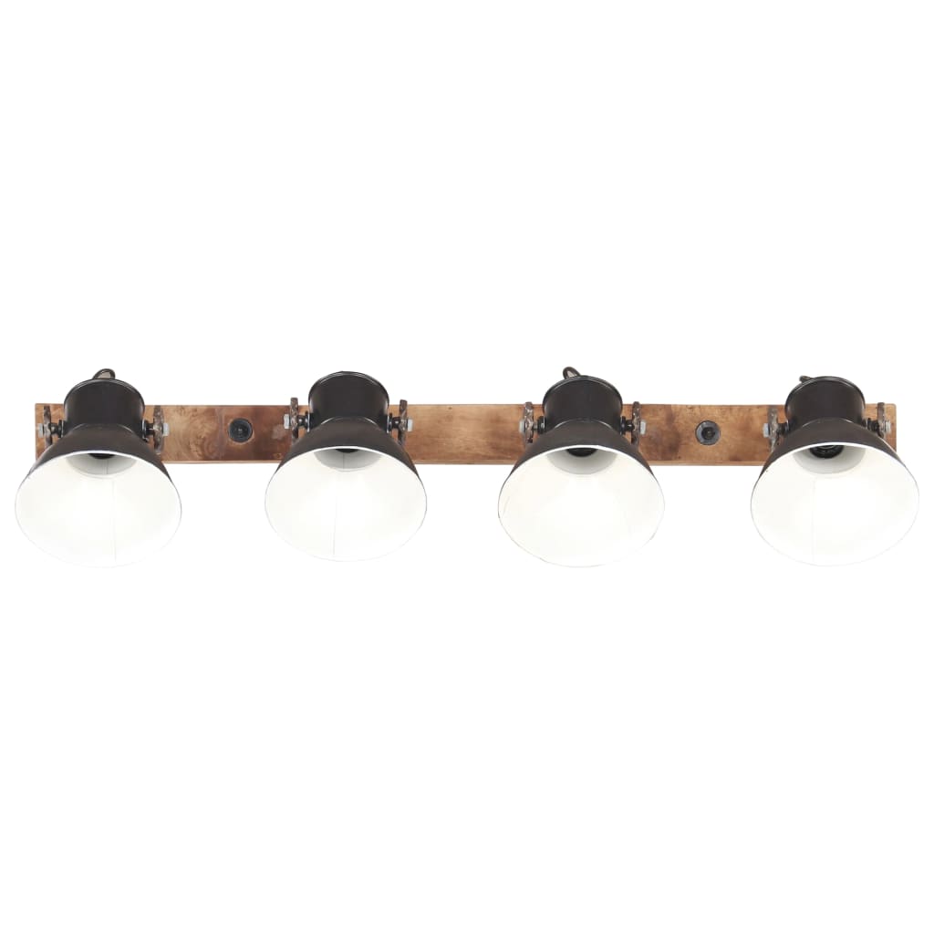 Wandlamp industrieel E27 90x25 cm zwart is nu te koop bij PeponiXL, paradijselijk wonen!