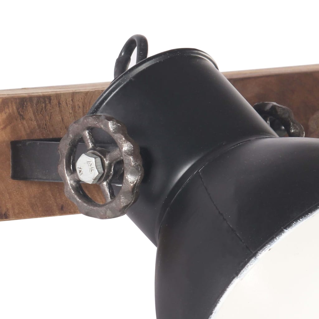 Wandlamp industrieel E27 90x25 cm zwart is nu te koop bij PeponiXL, paradijselijk wonen!