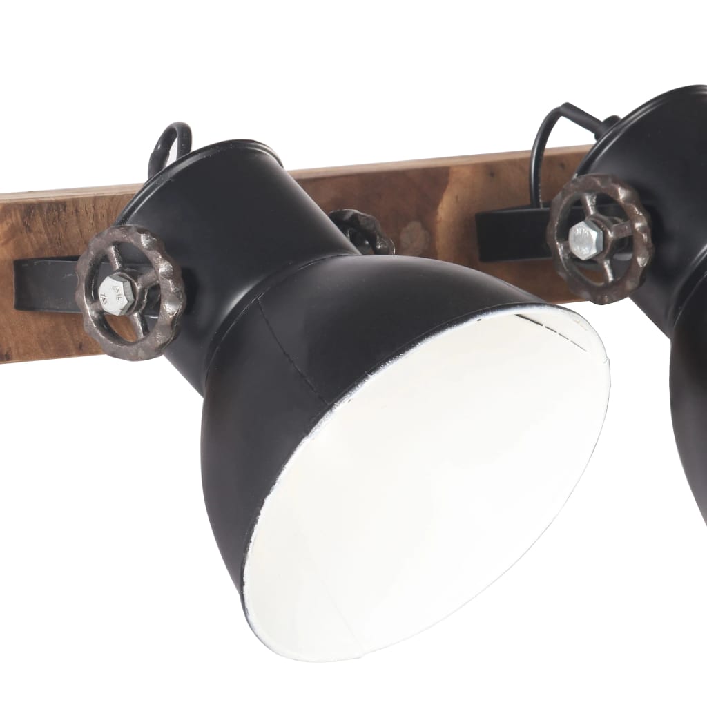 Wandlamp industrieel E27 90x25 cm zwart is nu te koop bij PeponiXL, paradijselijk wonen!