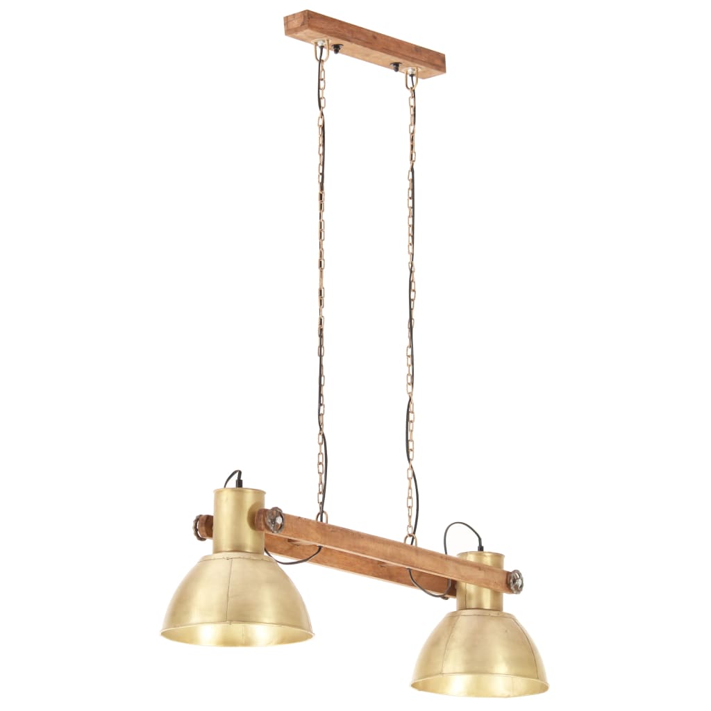 Hanglamp industrieel 25 W E27 109 cm messingkleurig is nu te koop bij PeponiXL, paradijselijk wonen!