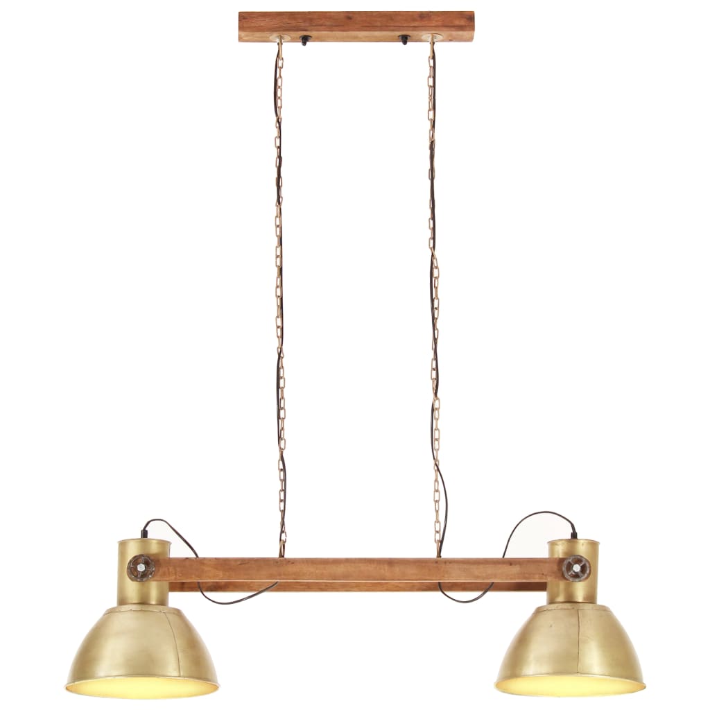 Hanglamp industrieel 25 W E27 109 cm messingkleurig is nu te koop bij PeponiXL, paradijselijk wonen!