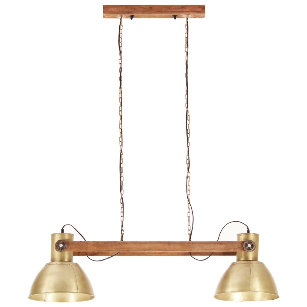 Hanglamp industrieel 25 W E27 109 cm messingkleurig is nu te koop bij PeponiXL, paradijselijk wonen!